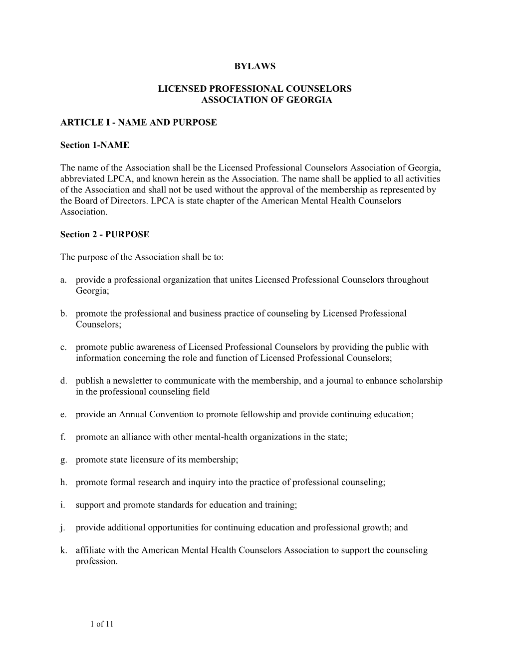 Licensed Professional Counselorsassociation of Georgia