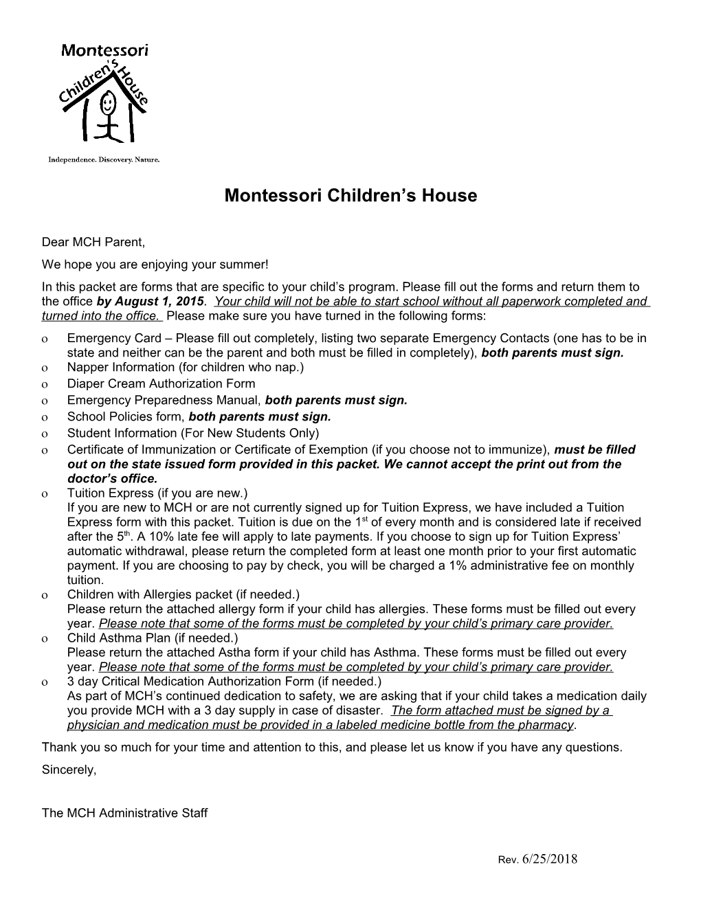Montessori Children S House