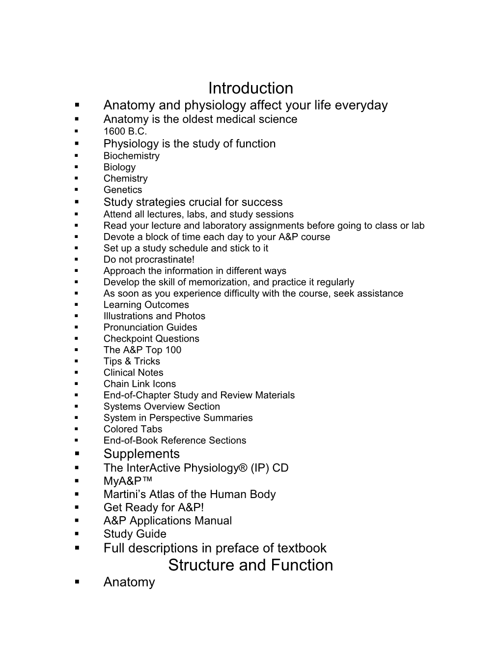 Anatomy and Physiology Affect Your Life Everyday