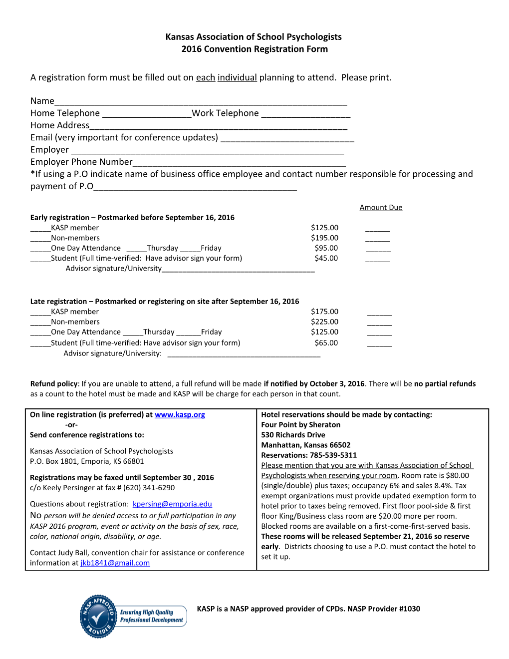 Kansas Association of School Psychologists