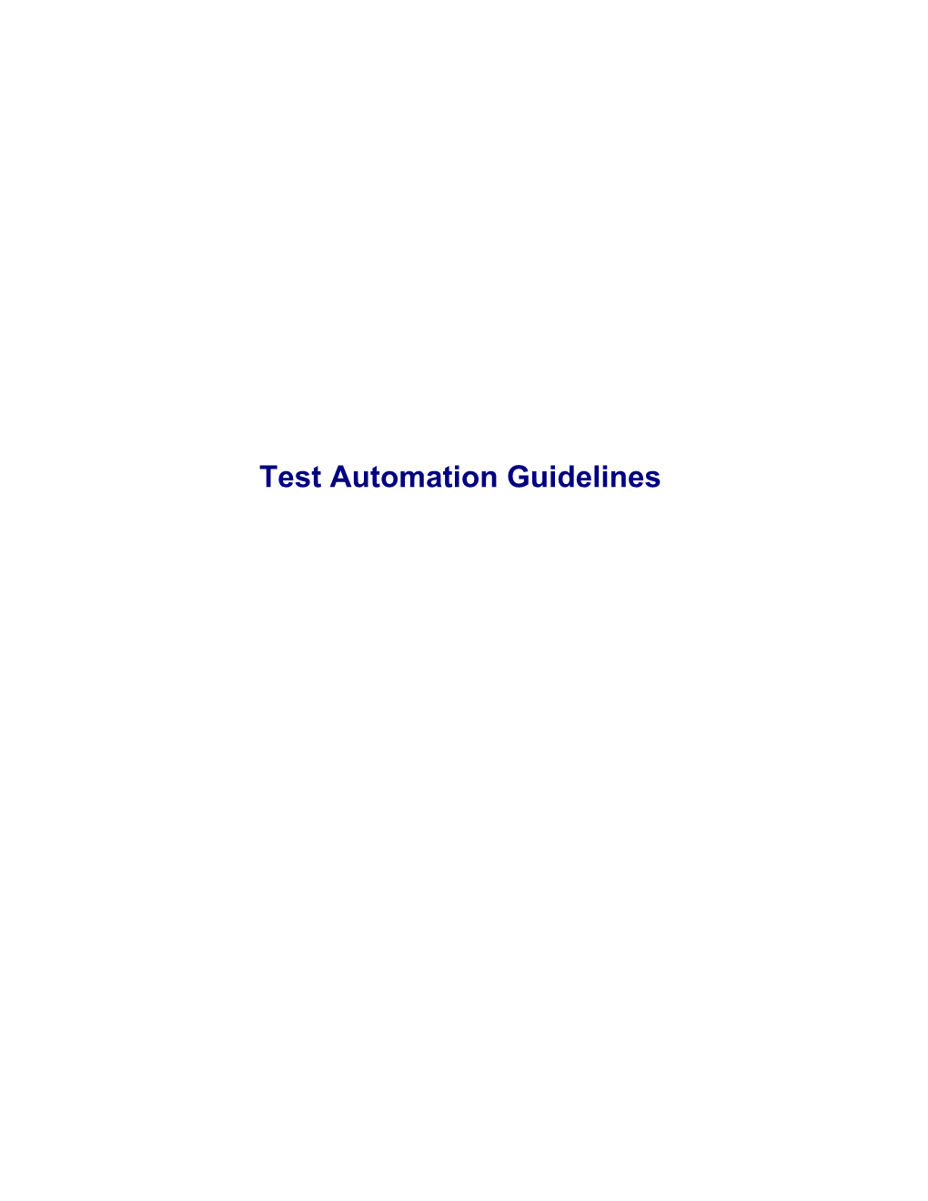 Automation Scripting Process