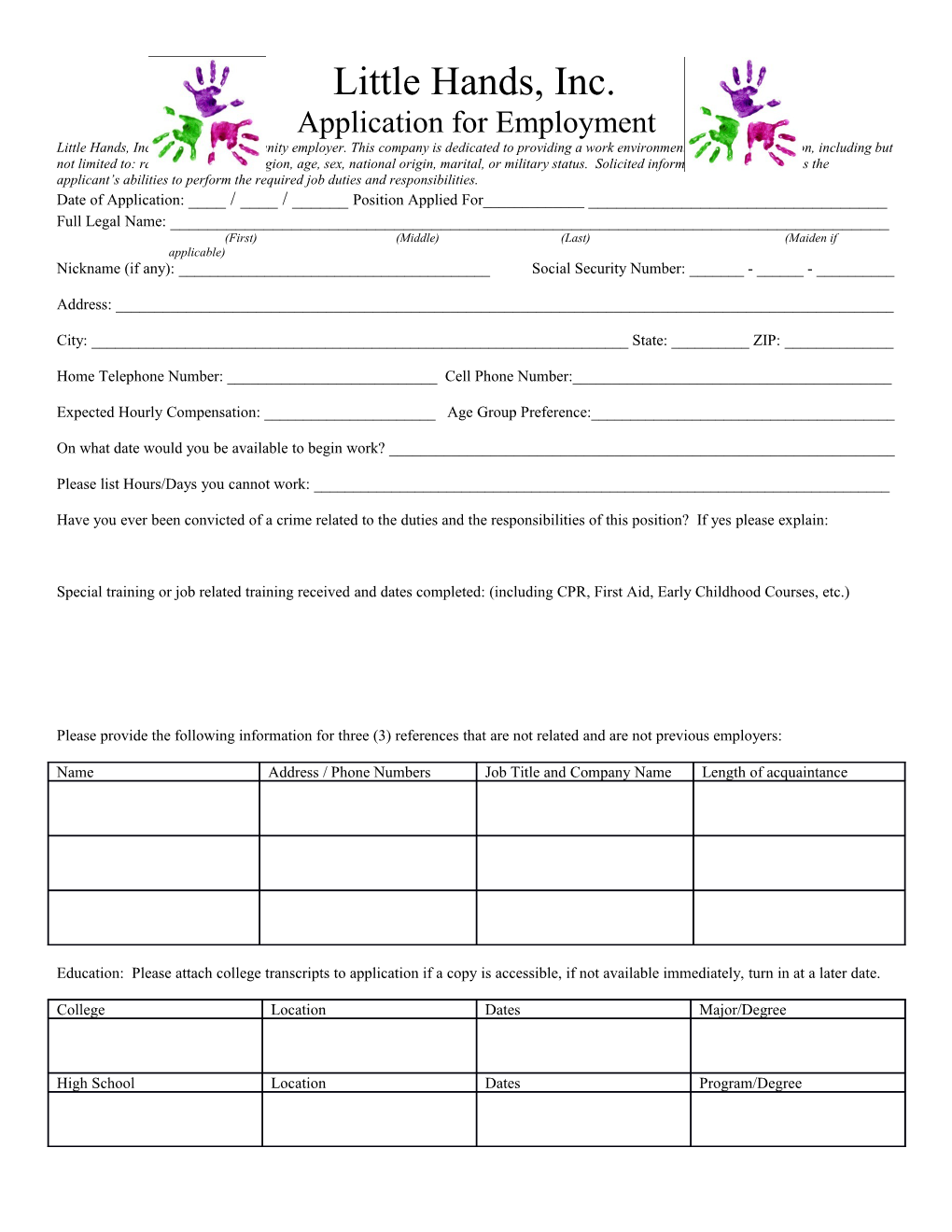 Application for Employment s64