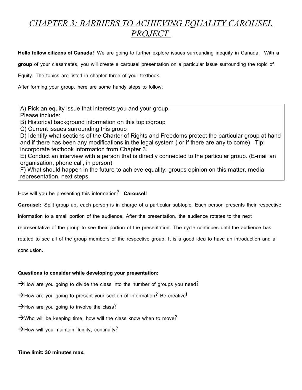 Final Task Chapter 3: Equity