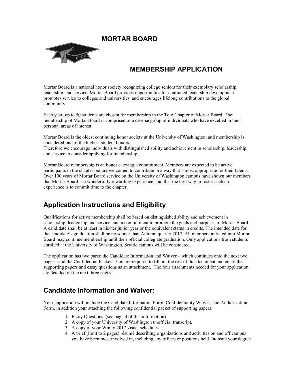 Membership Application s1