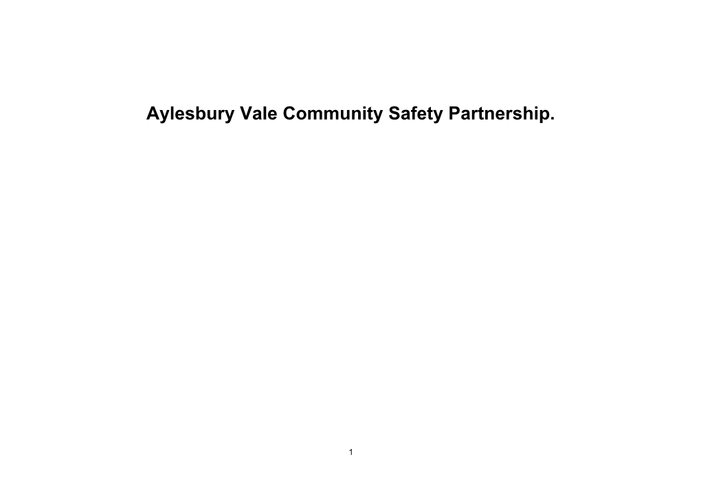 Aylesbury Vale Community Safety Partnership