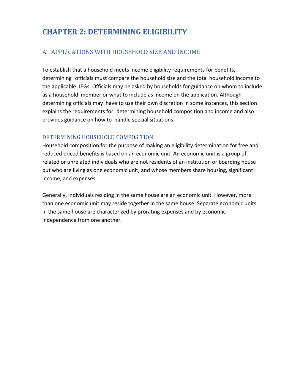 A. Applications with Household Size and Income