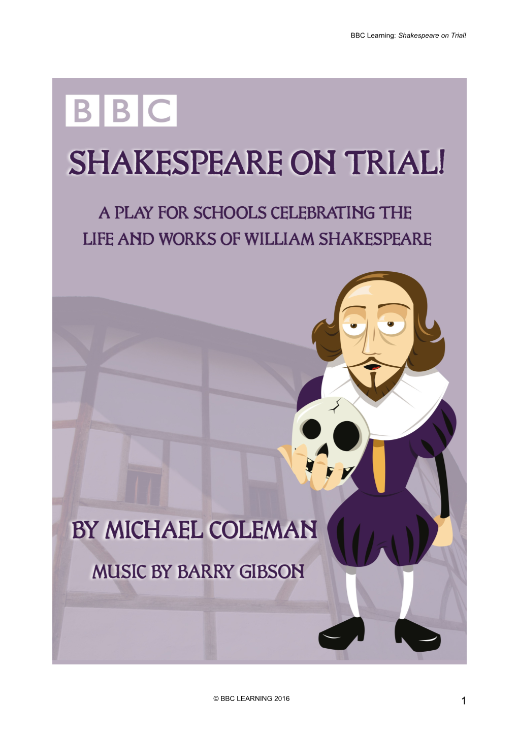 BBC Learning: Shakespeare on Trial!