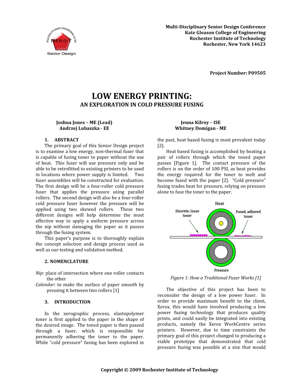 Proceedings of the Multi-Disciplinary Senior Design Conferencepage 1