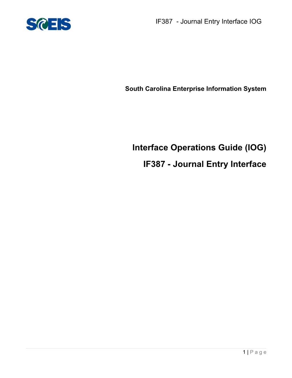 IF387 IOG - Journal Entry Inbound Interface