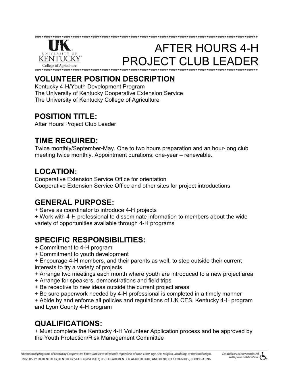 Volunteer Position Description s1