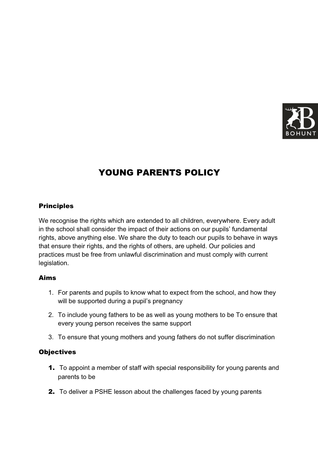 Young Parents Policy