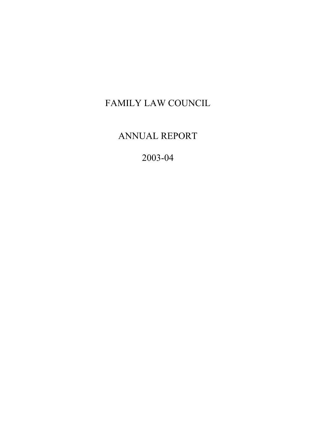 Family Law Council s1