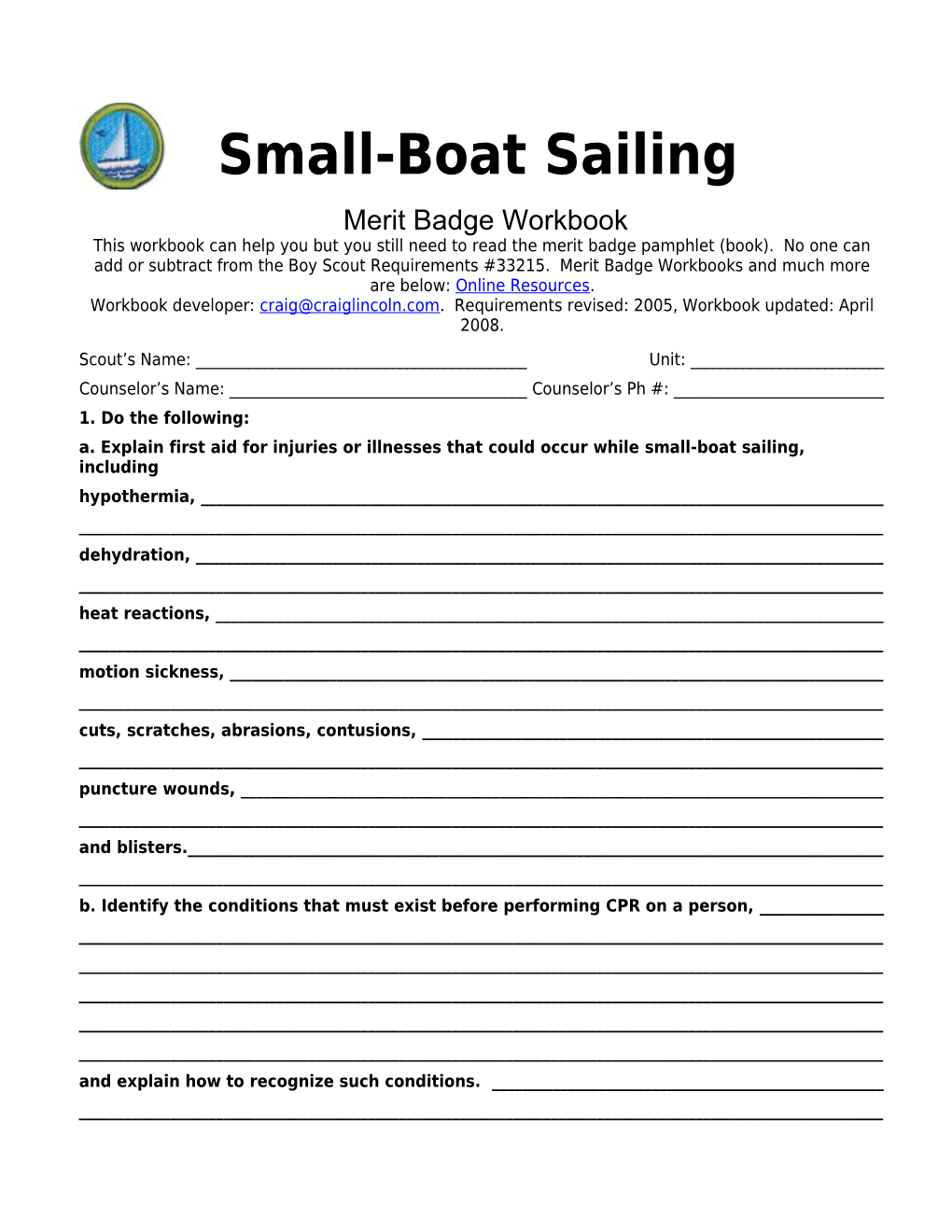 Small Boat Sailing