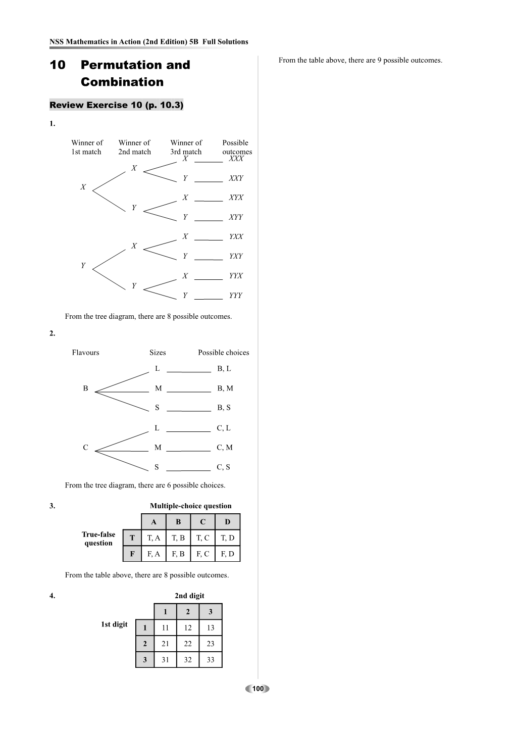 4A Chapter 1 Full Solutions