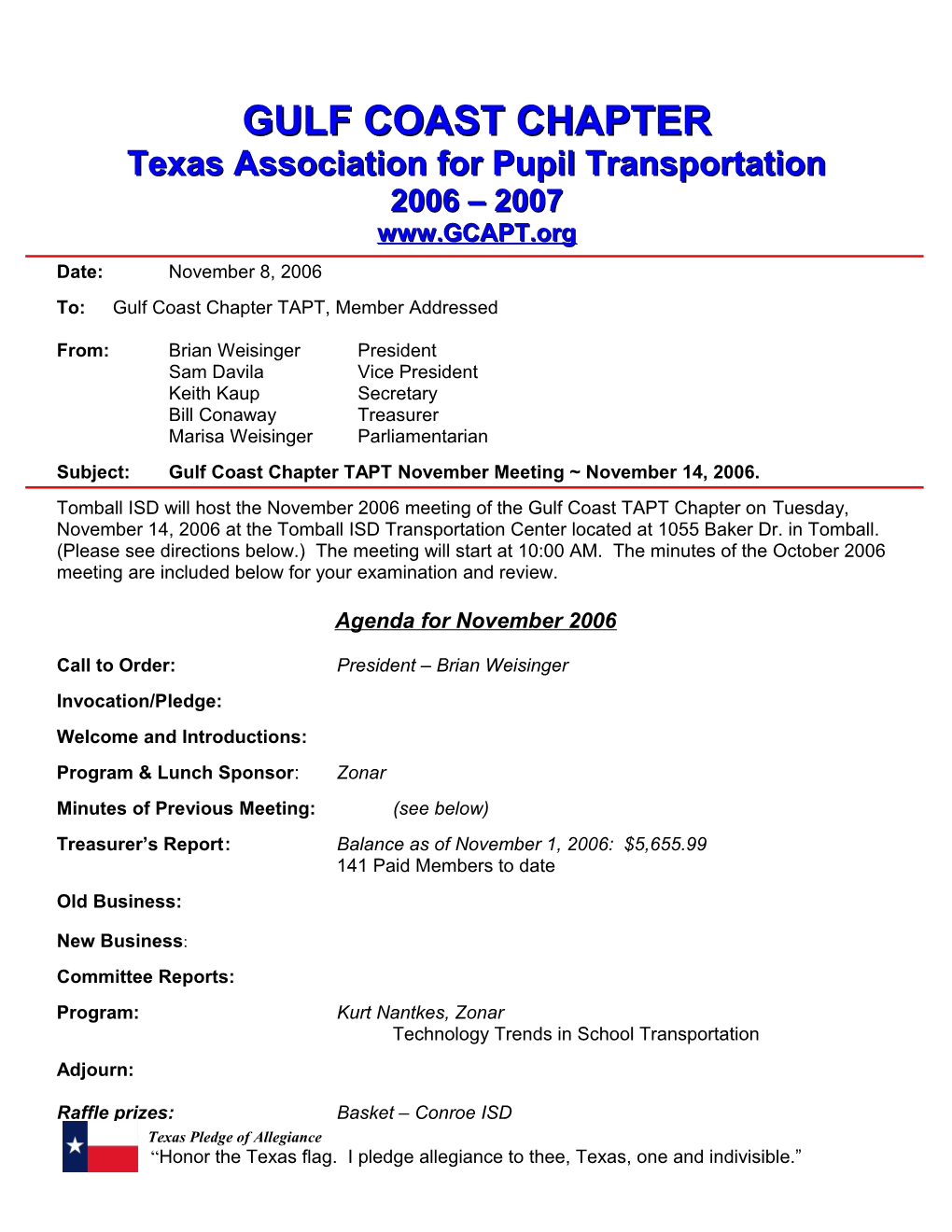 Texas Association for Pupil Transportation s1