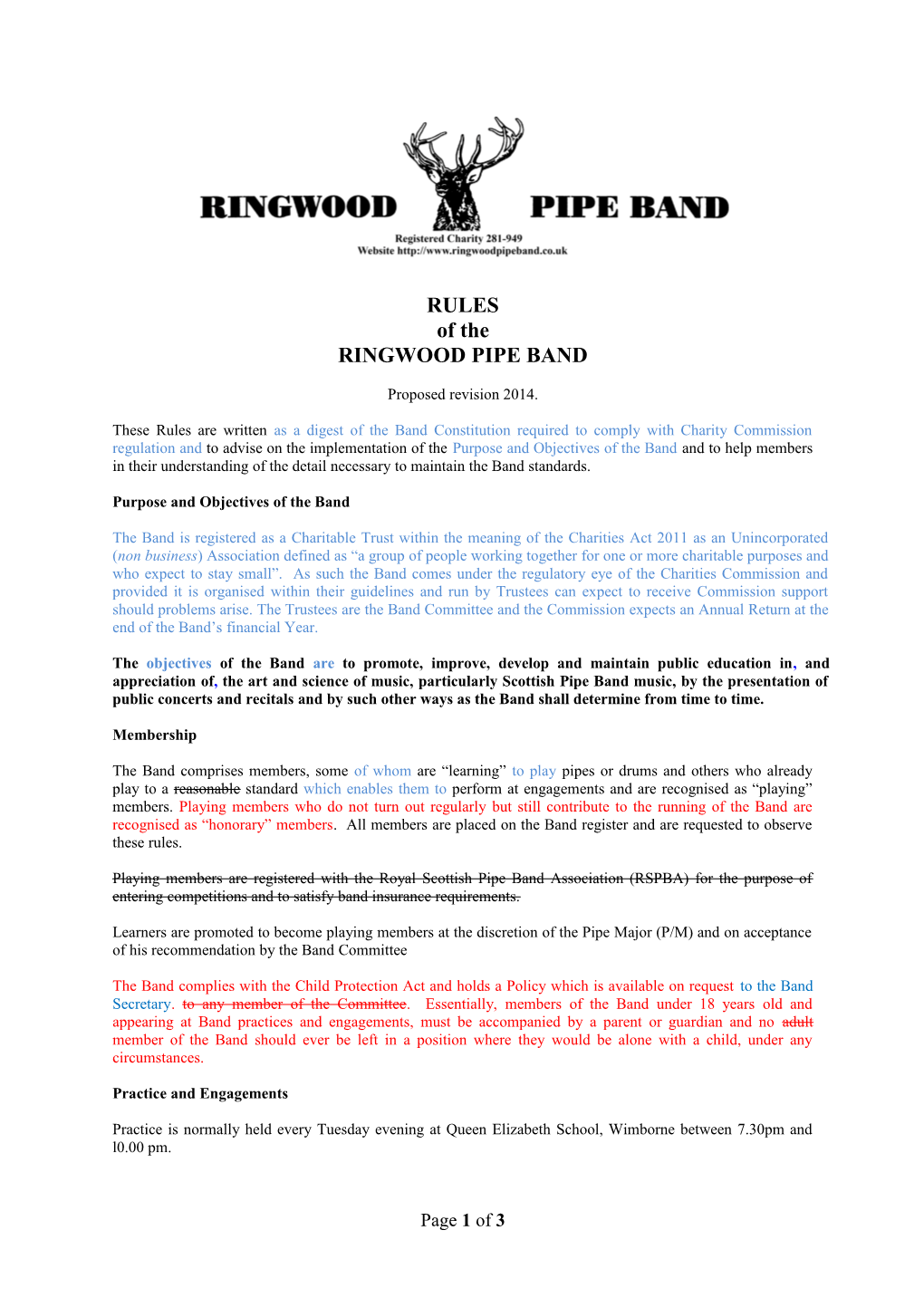 Ringwood Pipe Band