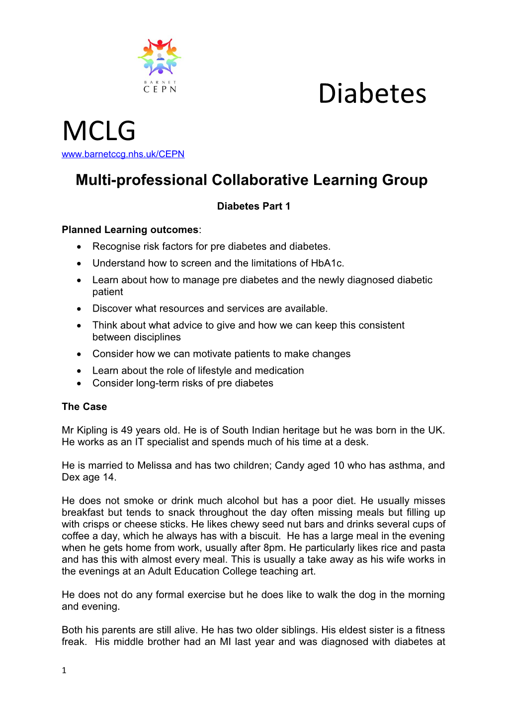 Multi-Professional Collaborative Learning Group