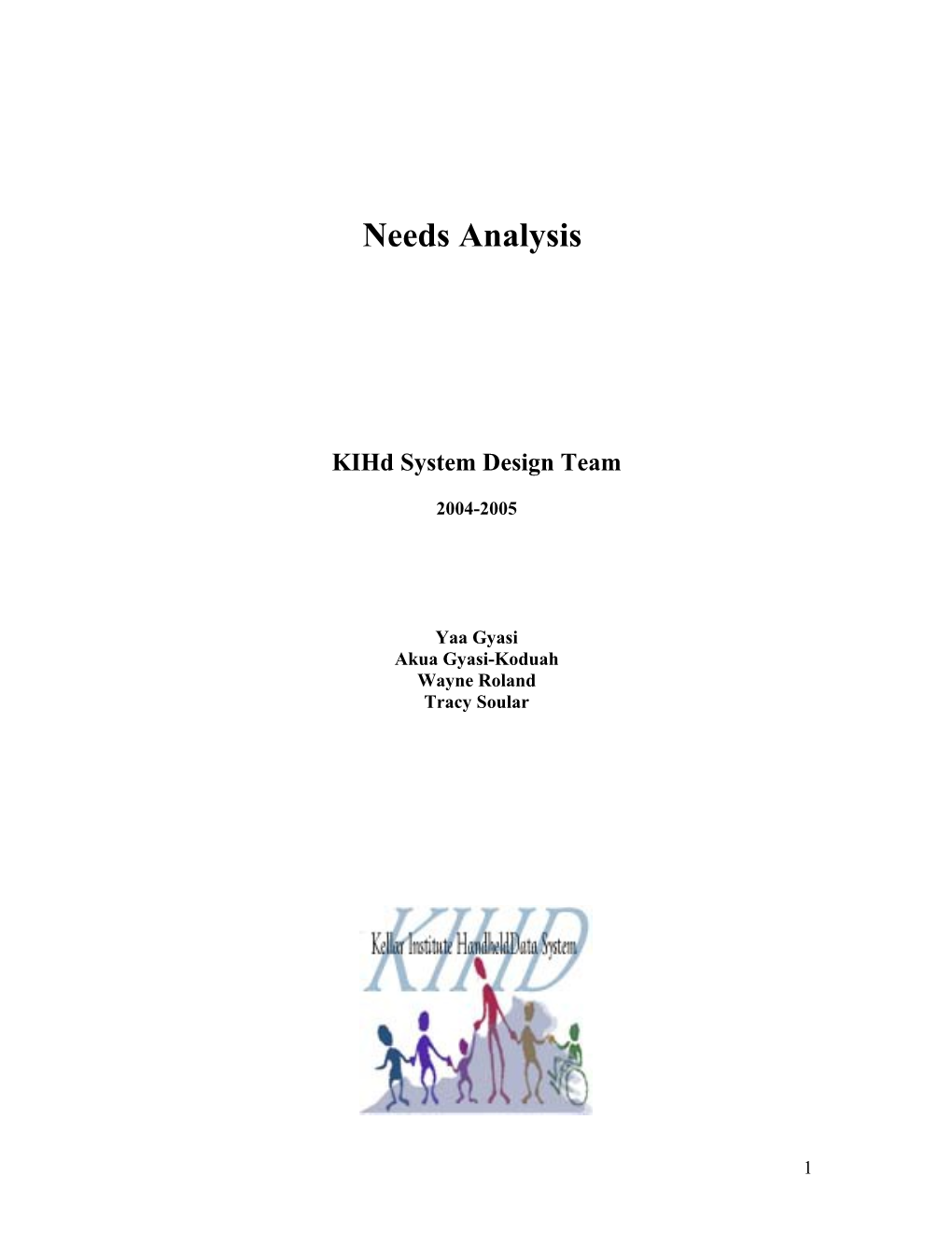 Kihd System Design Team