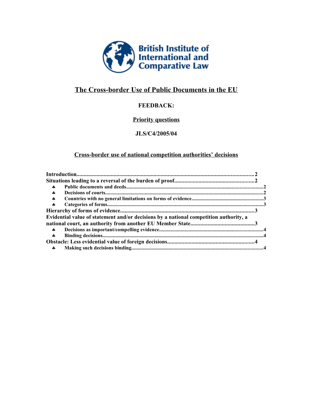 Value of NCA, Commission Or Court Decisions13