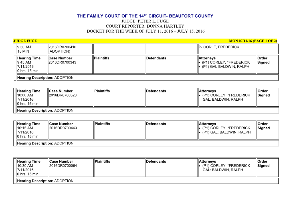 Judge Fuge Mon 07/11/16 (Page 1 of 2)