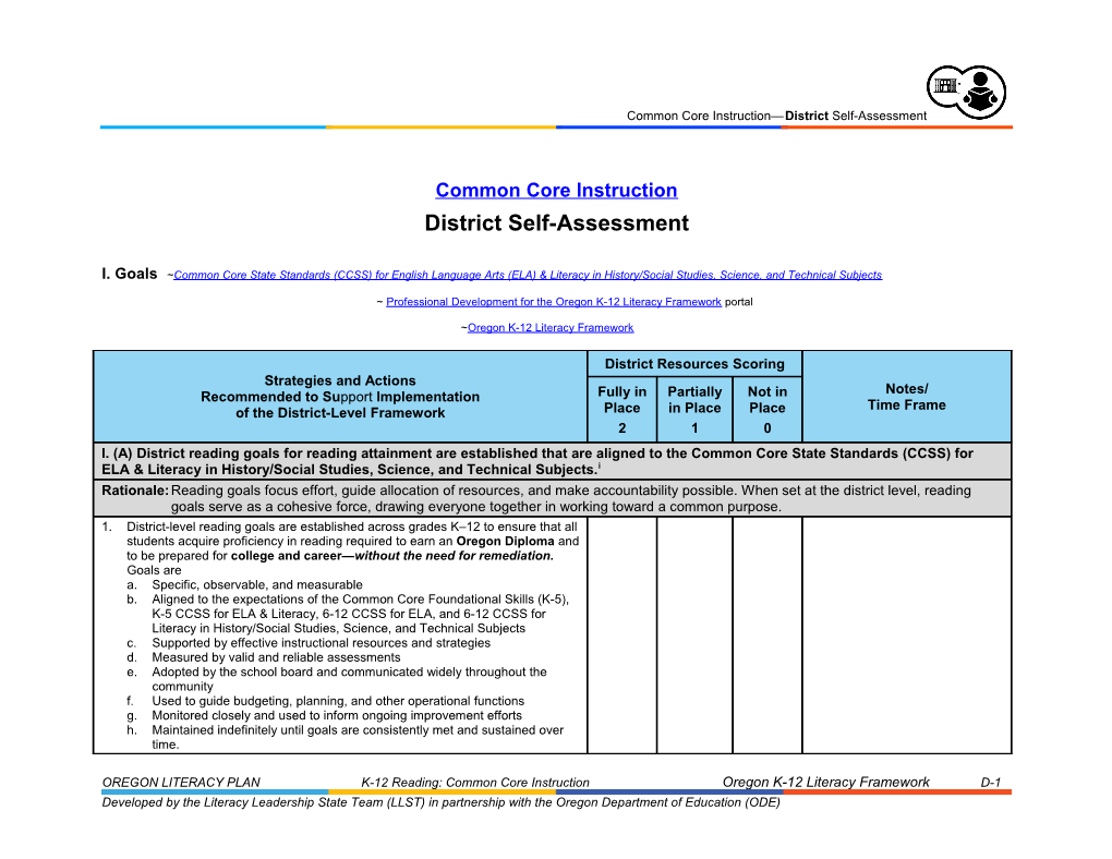 Common Core Instruction