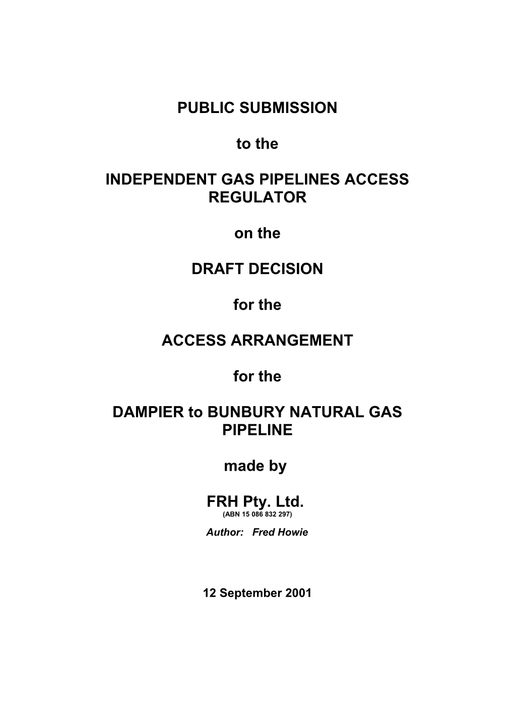 Independent Gas Pipelines Access Regulator