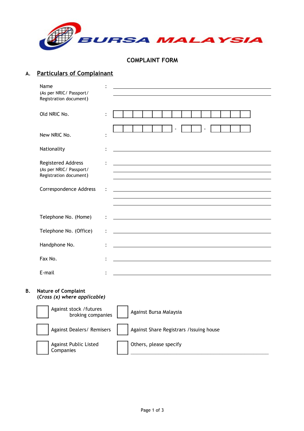 Complaint Form s2