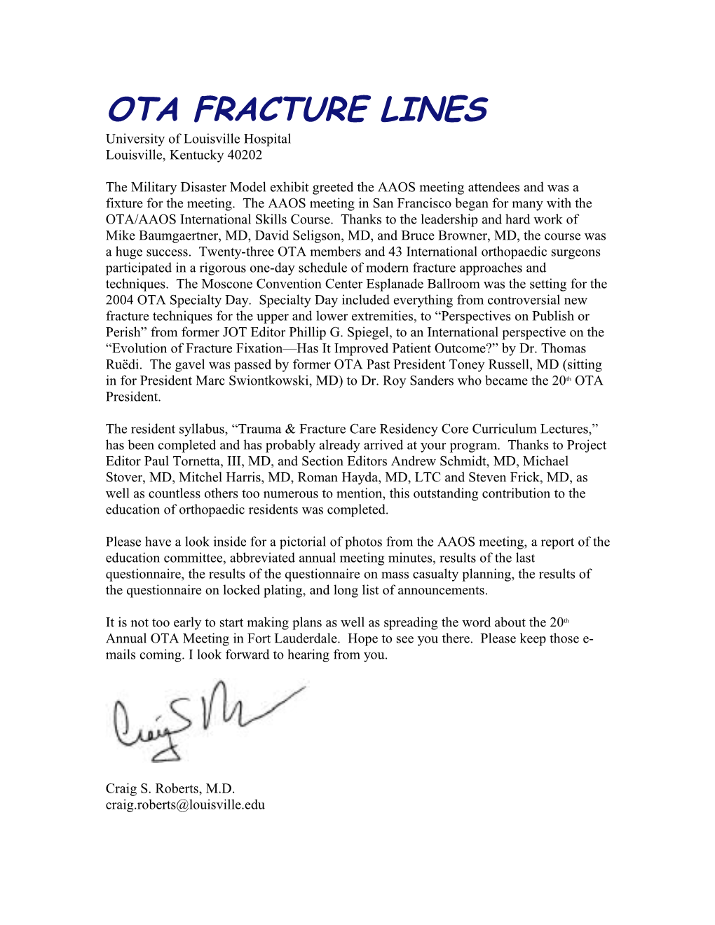 Ota Fracture Lines