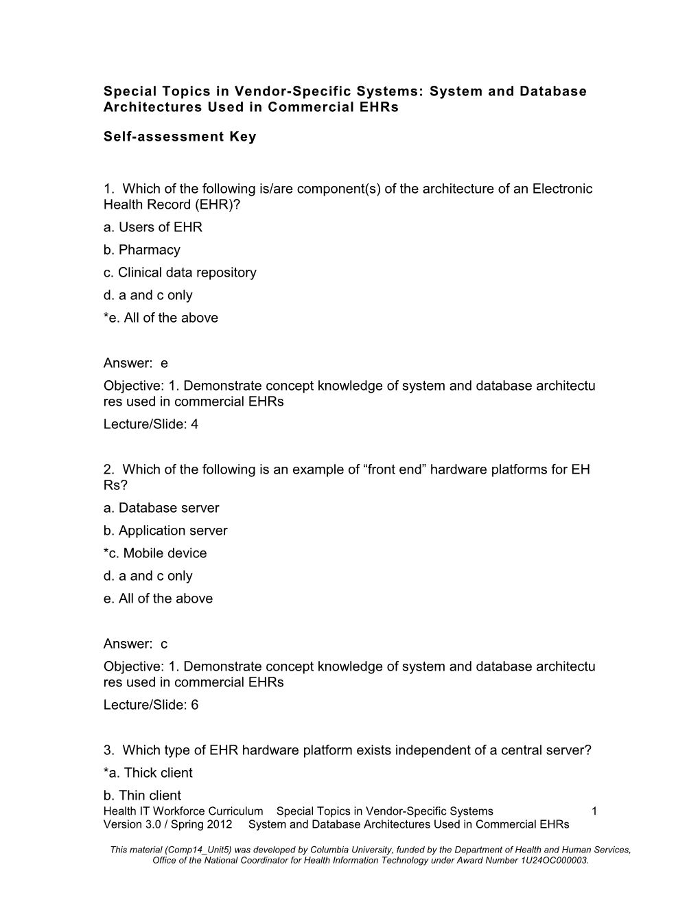 Comp14 Unit5 Self Assess Key