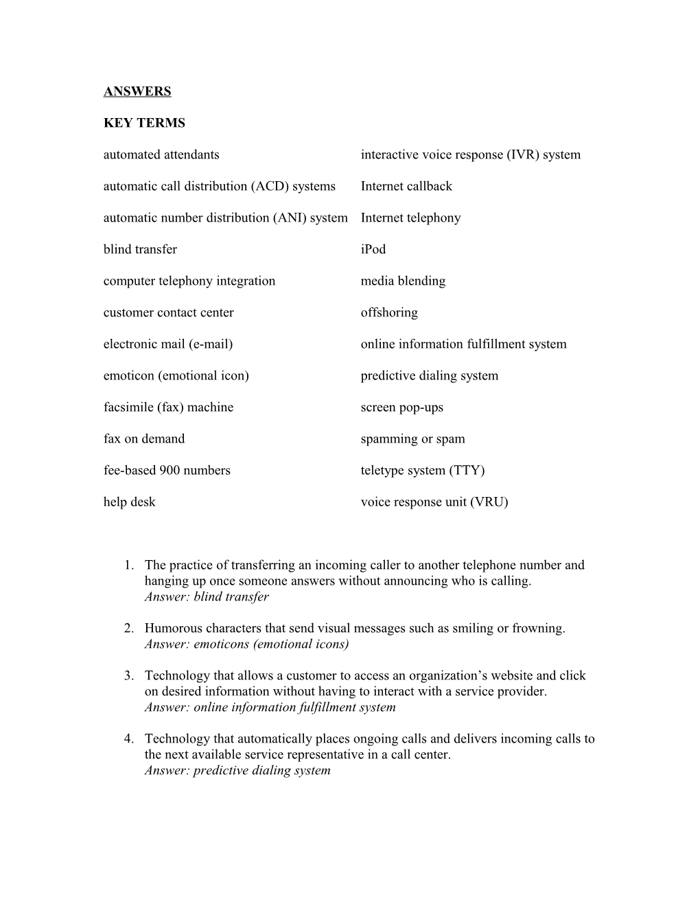 Automated Attendants Interactive Voice Response (IVR) System