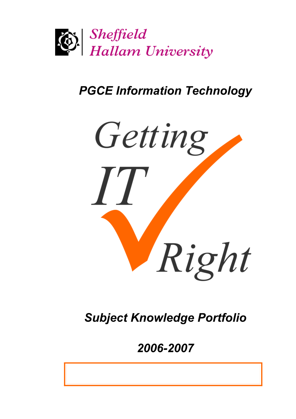 PGCE Information Technology
