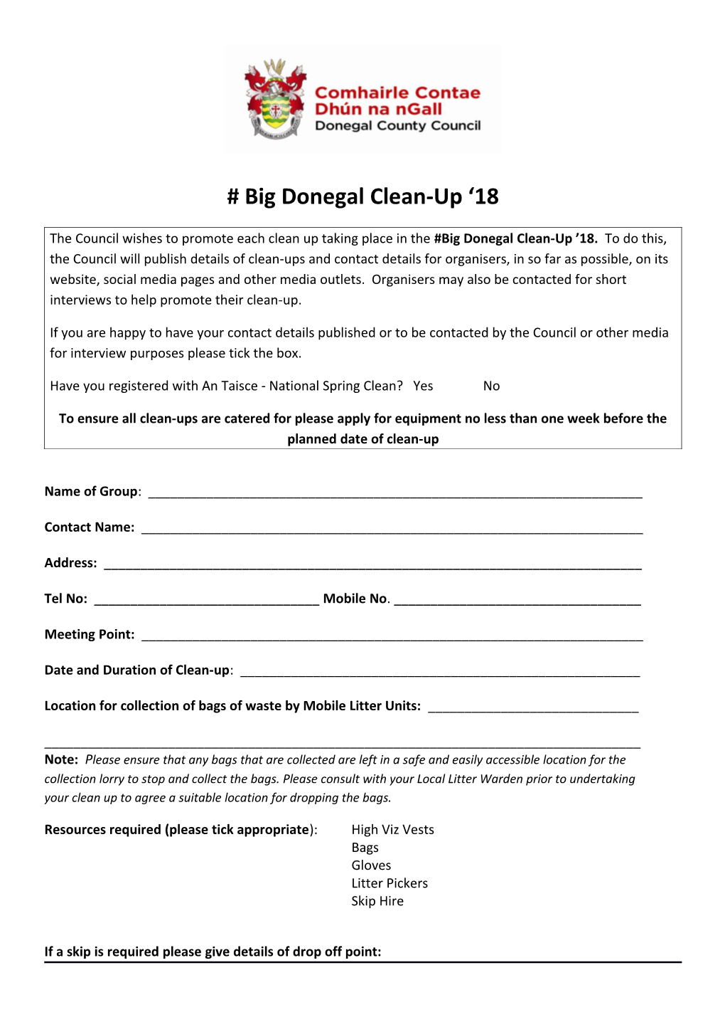 Big Donegal Clean-Up 18