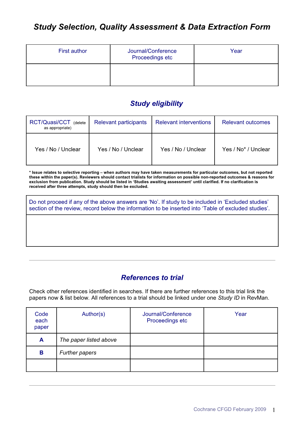 Data Extraction Form s1