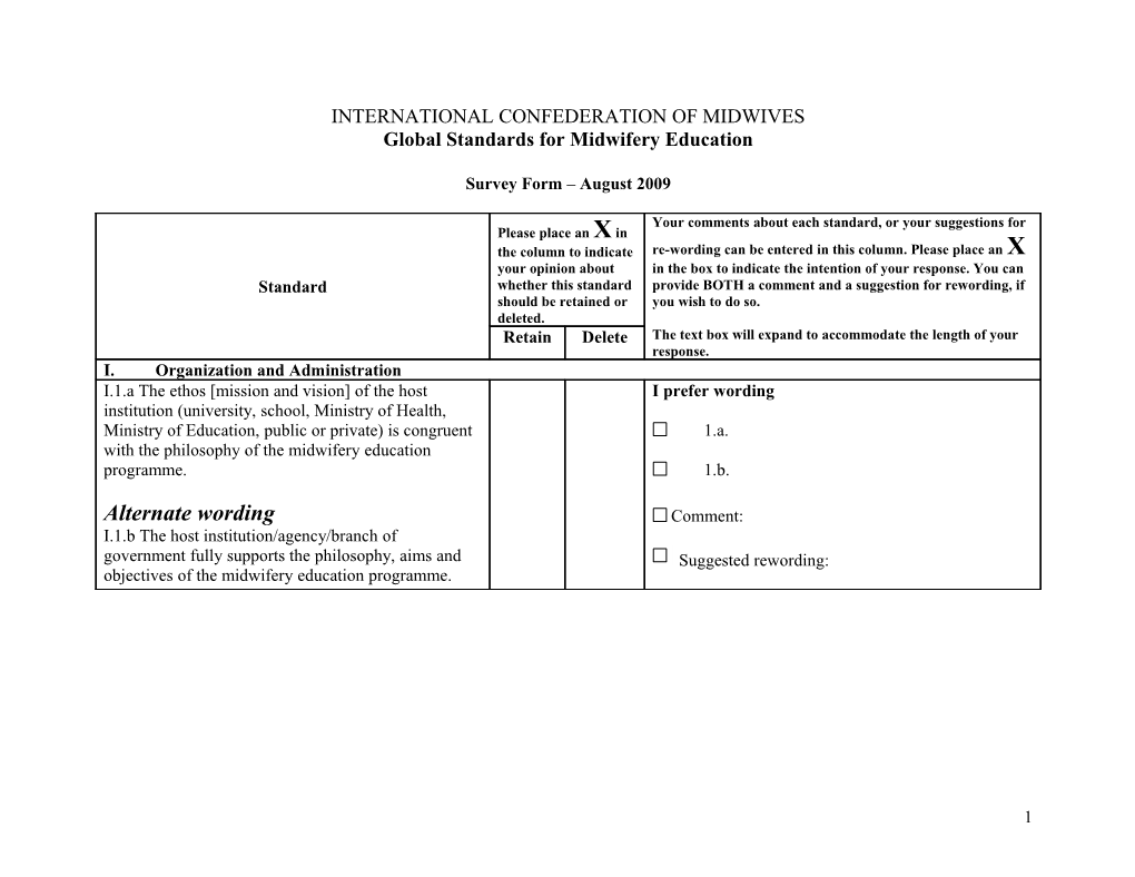 International Confederation of Midwives