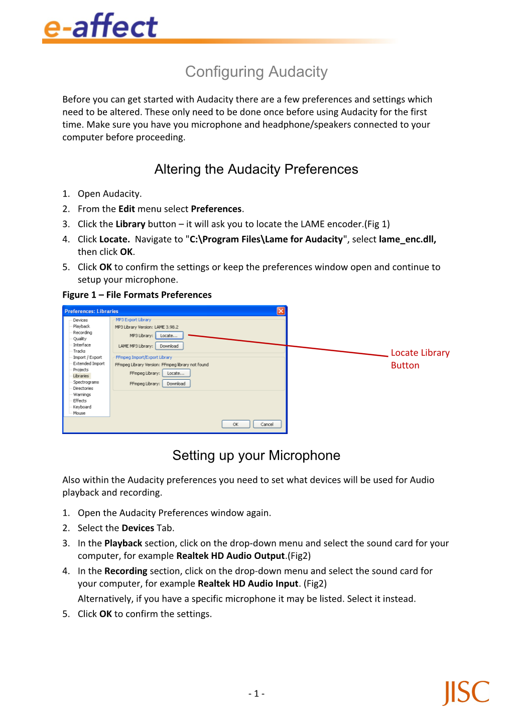 Using Audacity Tutorial