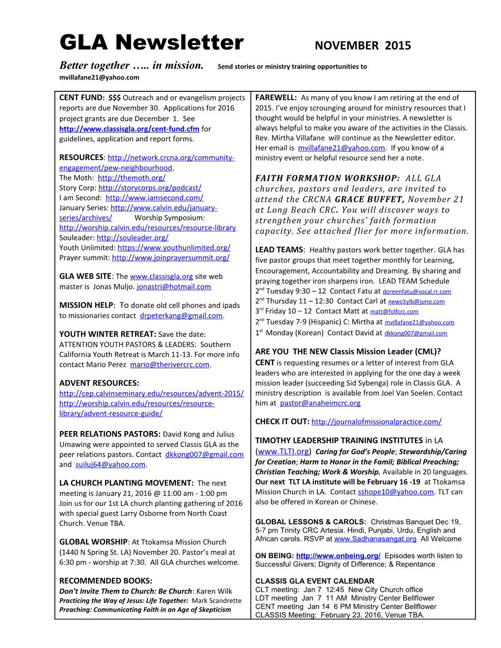 MISSIONINSITE: One Or Five Mile Radius Demographic Studies Are Available (Free) Through