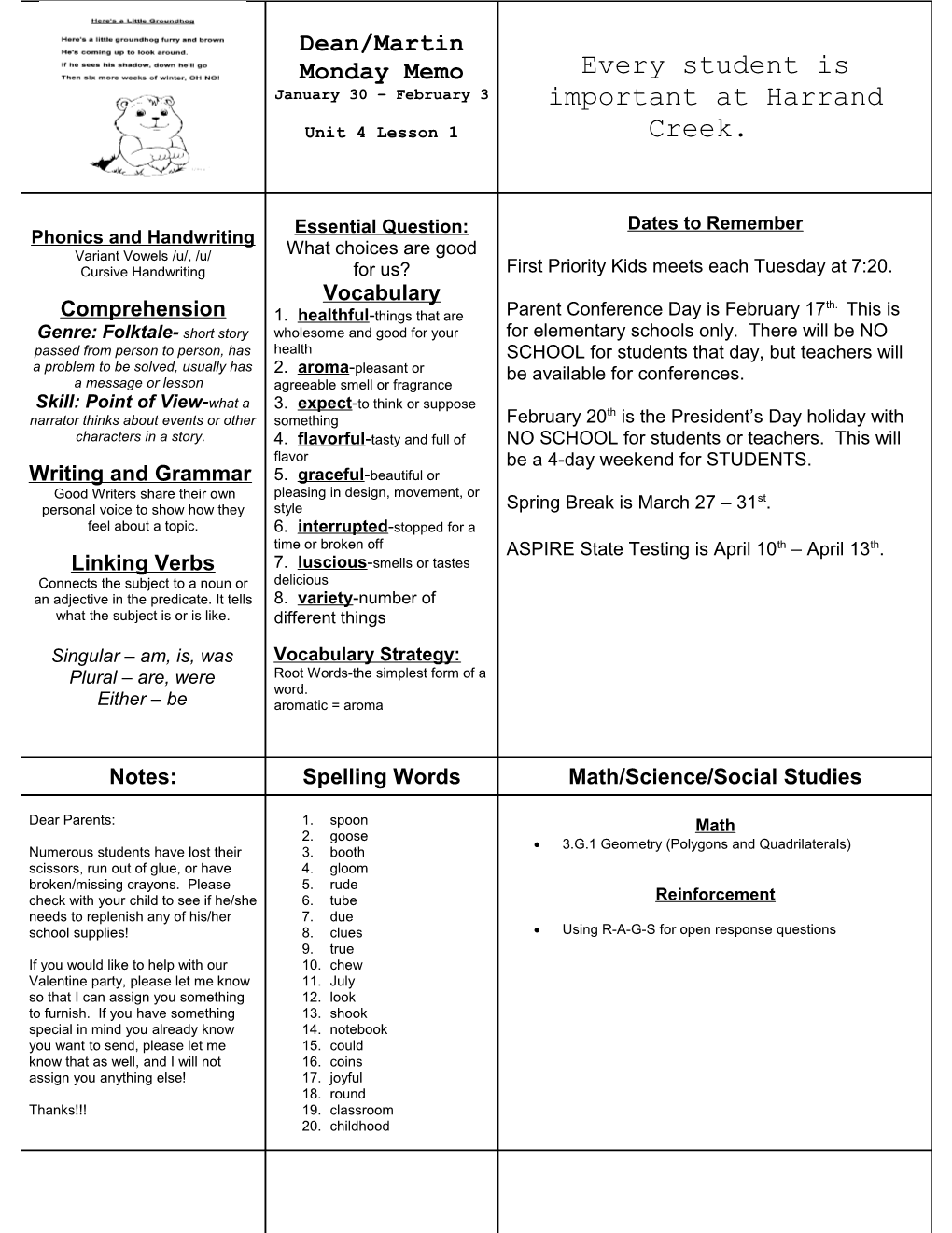 Phonics and Handwriting