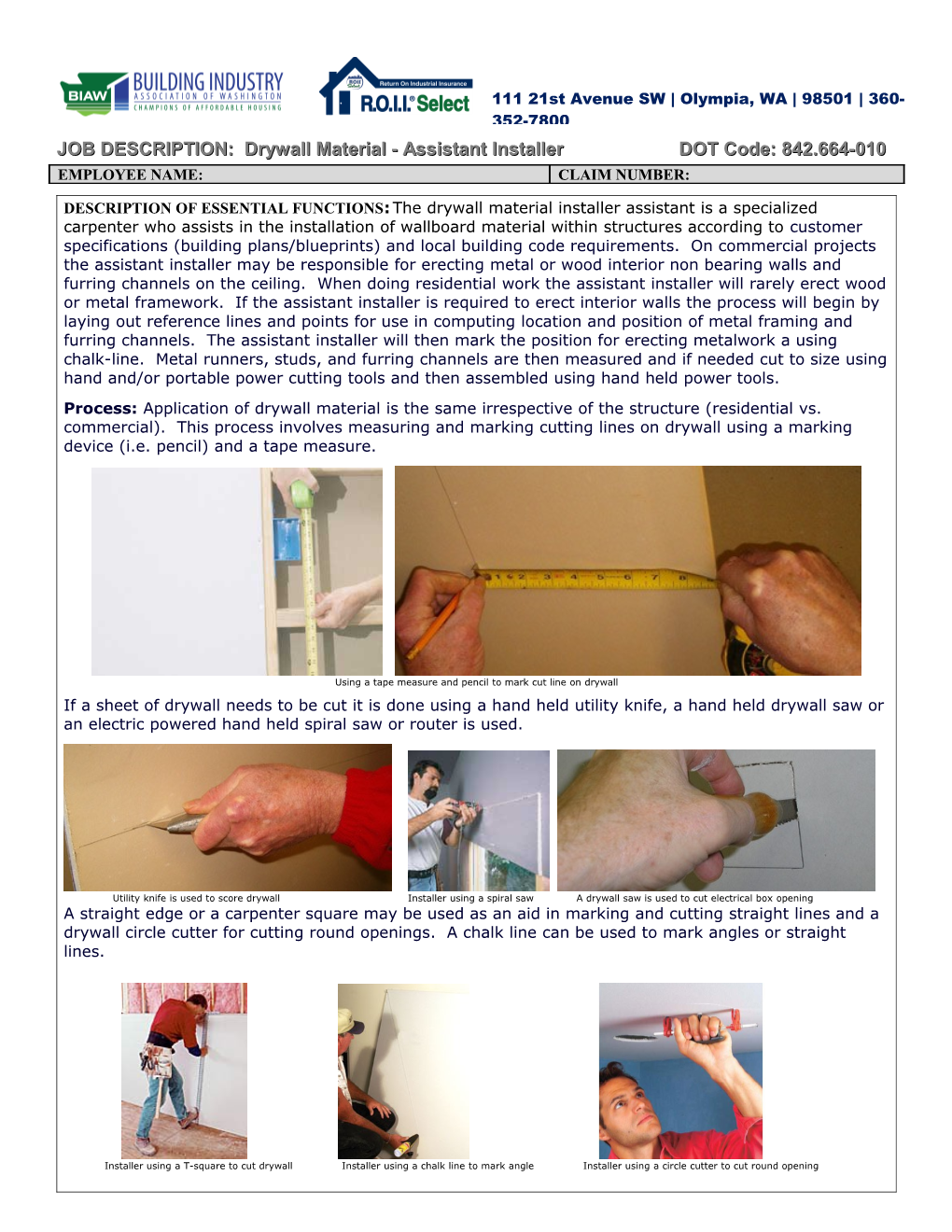 Transitional Job Analysis s1