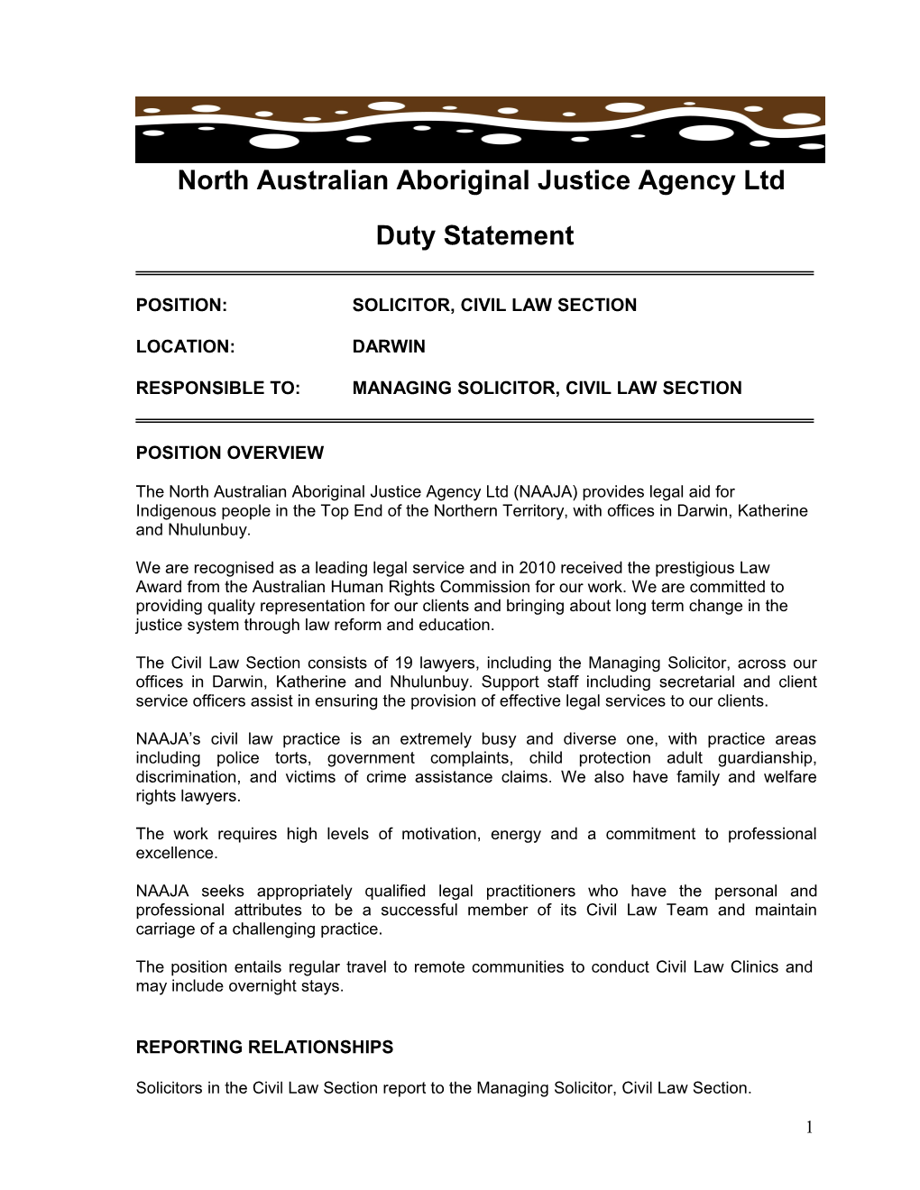 North Australian Aboriginal Justice Agency Ltd