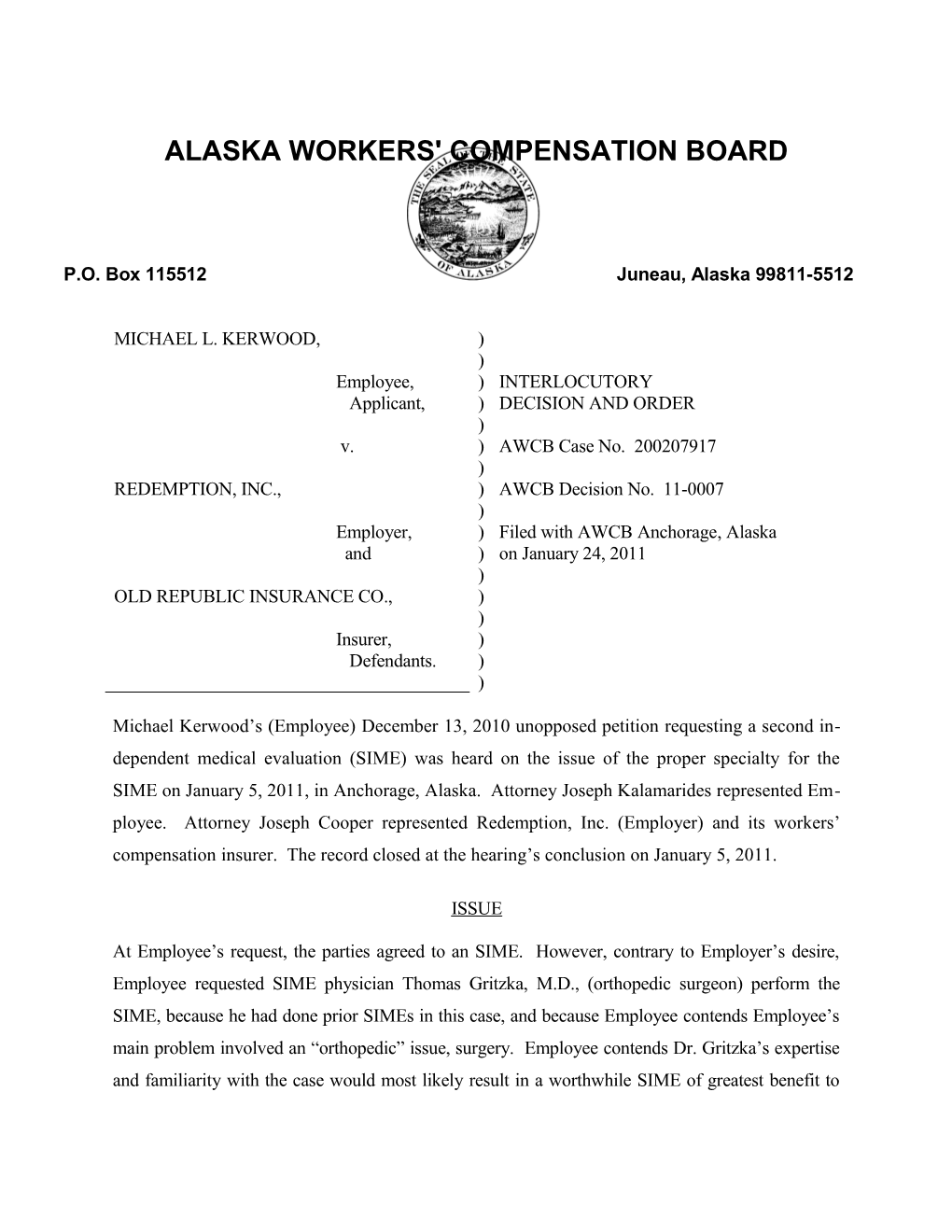 Alaska Workers' Compensation Board s26