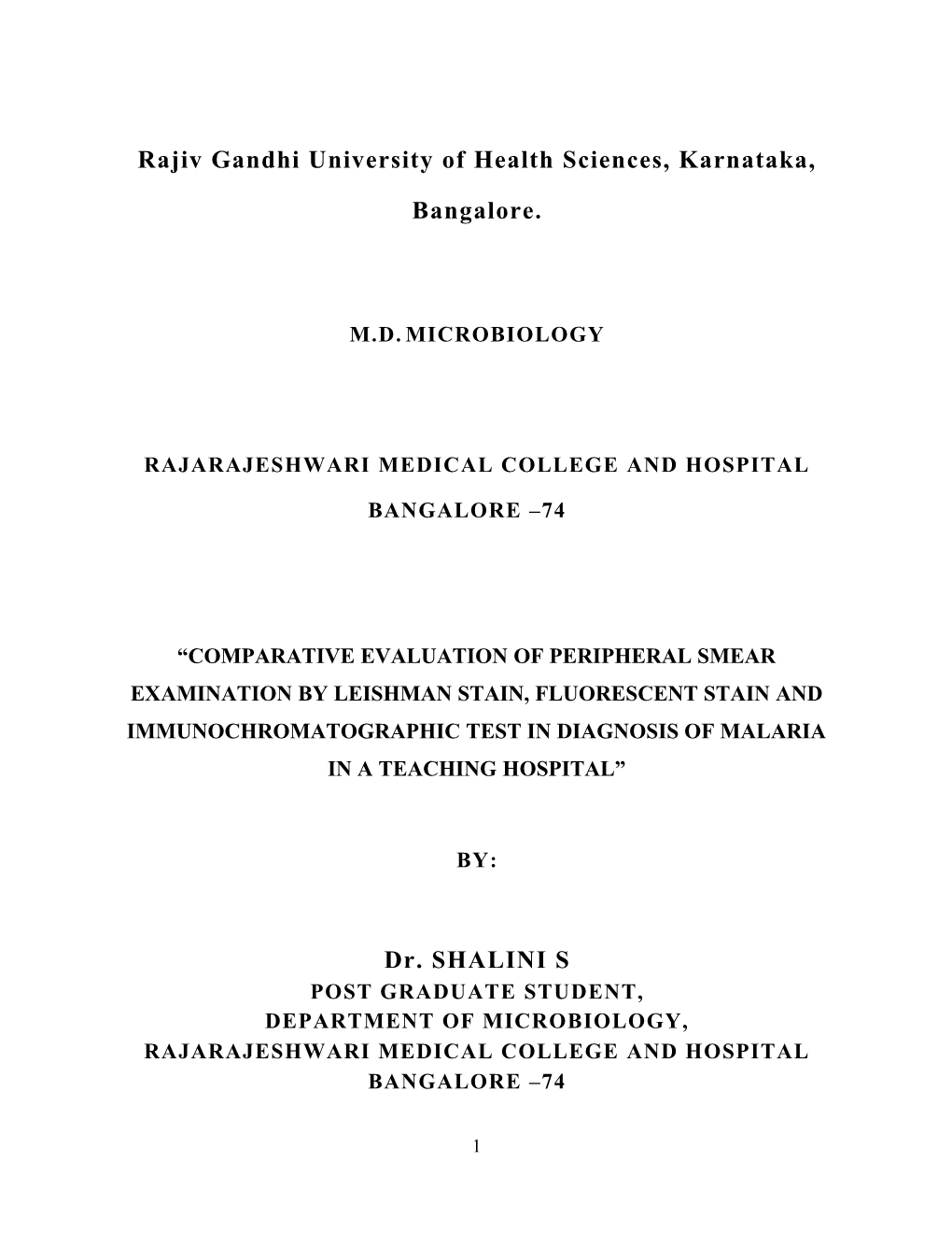 Rajiv Gandhi University of Health Sciences s162