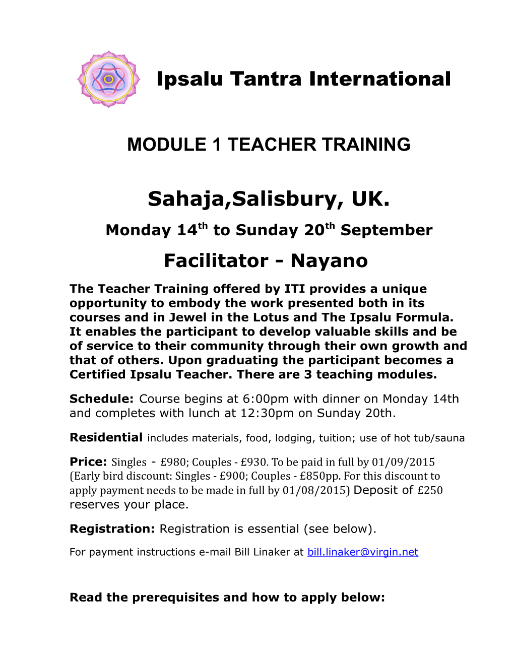 Ipsalu Tantra International