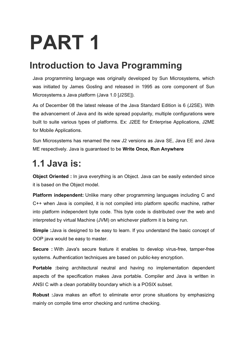 Introduction to Java Programming