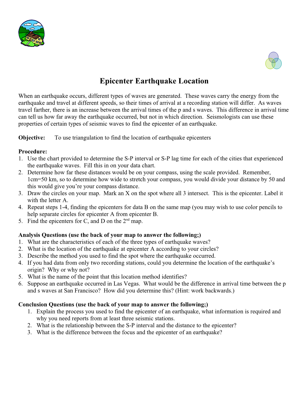 Epicenter Earthquake Location