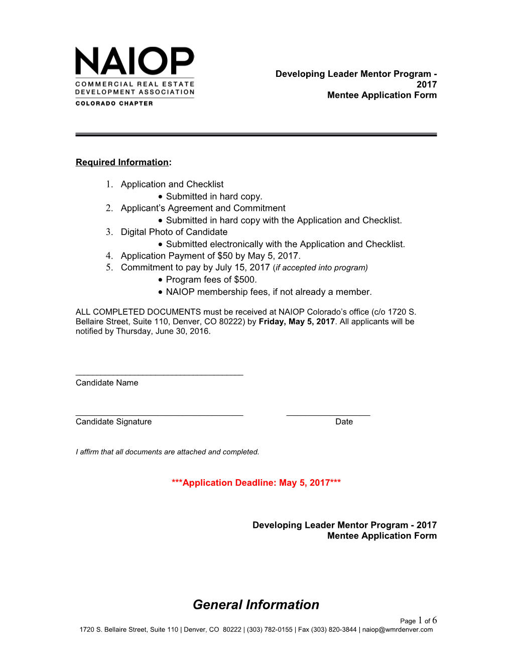 Naiop Mentee Form (00344897)