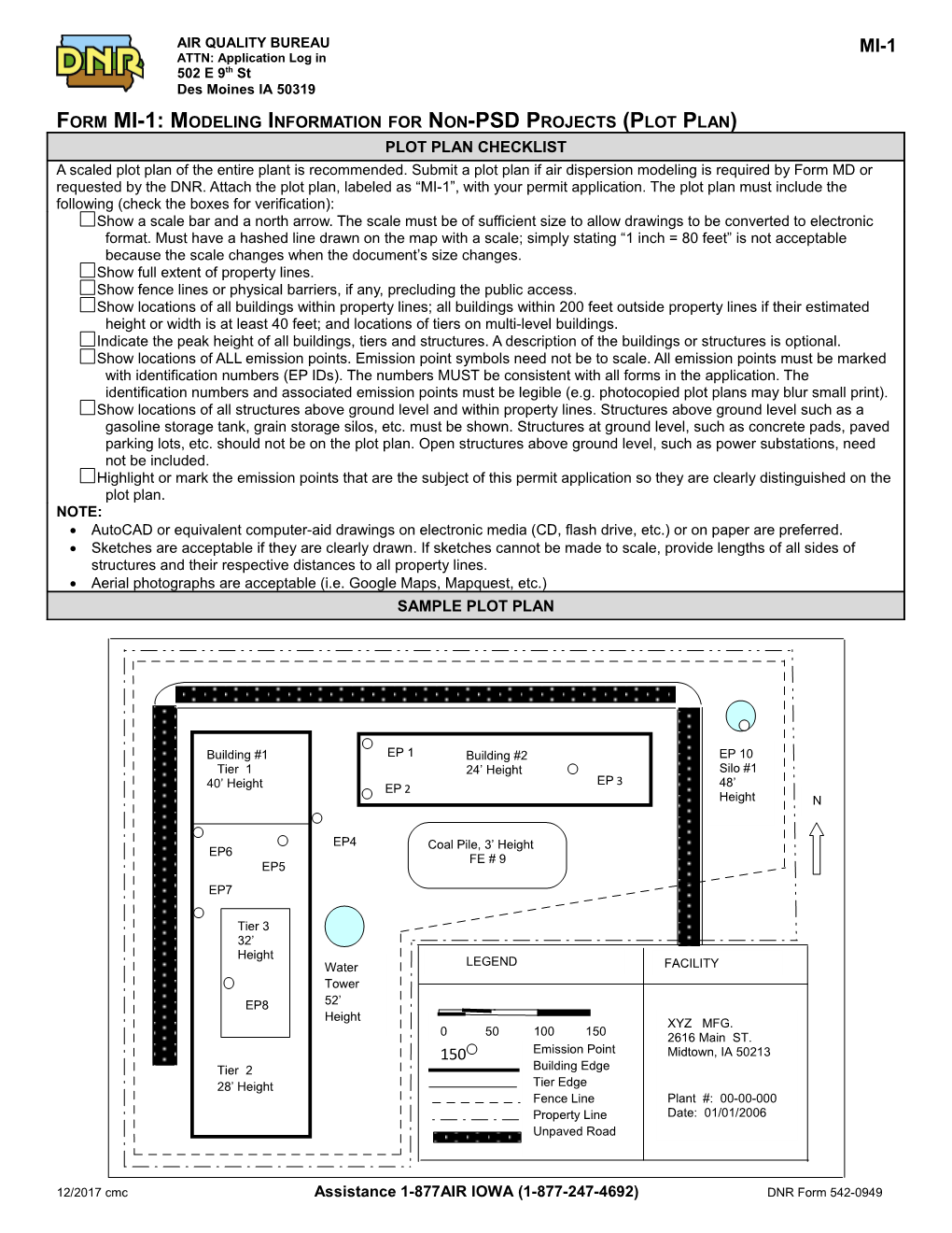 03/2015 Cmc Assistance 1-877AIR IOWA (1-877-247-4692) DNR Form 542-0949