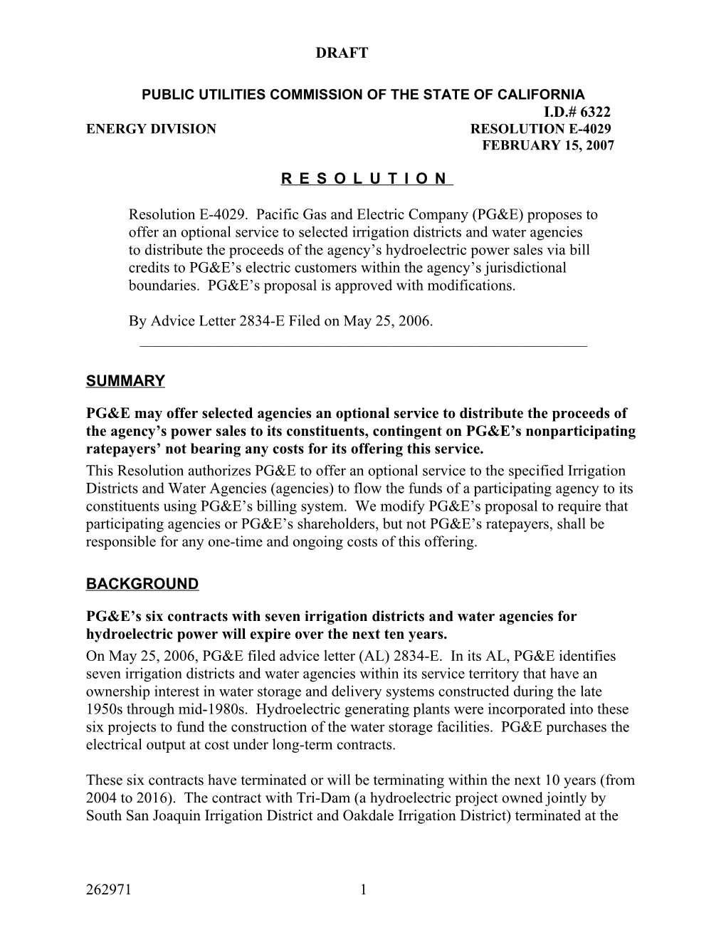 Public Utilities Commission of the State of California s19