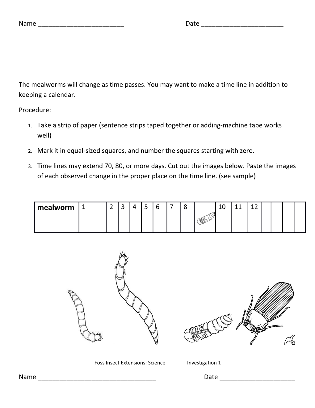 1. Take a Strip of Paper (Sentence Strips Taped Together Or Adding-Machine Tape Works Well)