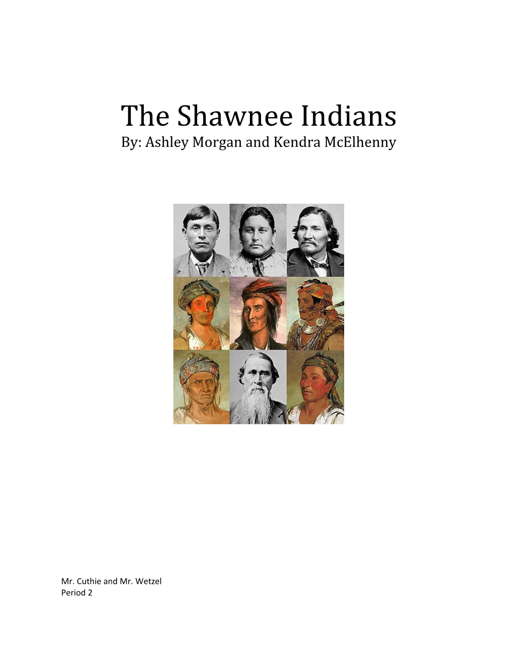 The Shawnee Indians