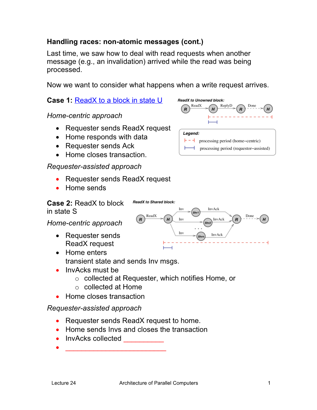 Caching in Multicore Architectures